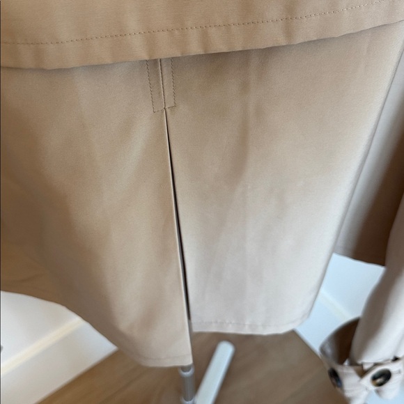 Steve Madden Beige Double-Breasted Trench Coat - Picture 5 of 5